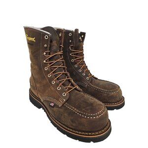 Thorogood Men's 8 "Steel Toe WP 804-3898 "Made In USA" Moc Toe Work Boot 11.5D